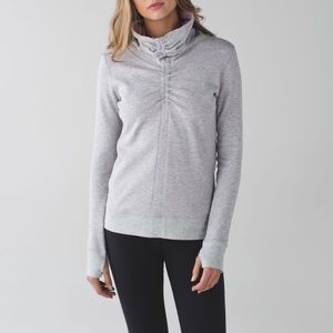 Lululemon Grey Cinched Long Sleeve